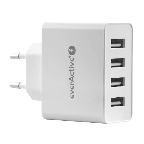 Ładowarka sieciowa everActive z gniazdami USB